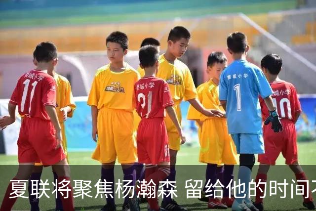 夏联将聚焦杨瀚森 留给他的时间不多了 新赛季挤进轮换难度大